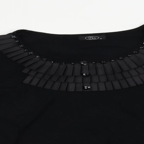 BM Womens Black   Pullover Jumper Size M