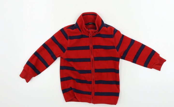 George Boys Red Striped Jacket Coat Size 2-3 Years