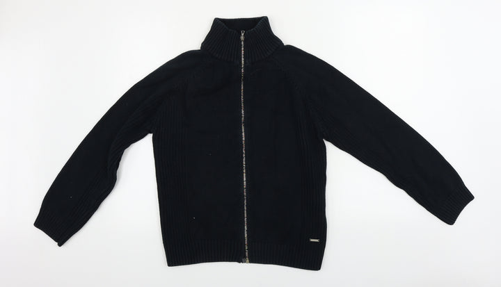 ALICE COLLINA Womens Black Jacket Coatigan Size 14