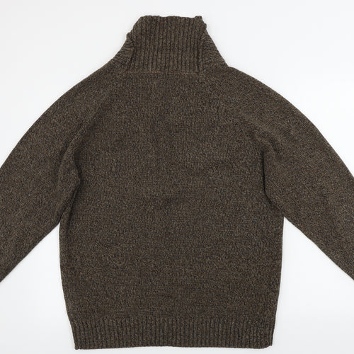 Marks and Spencer  Mens Brown   Henley Jumper Size L