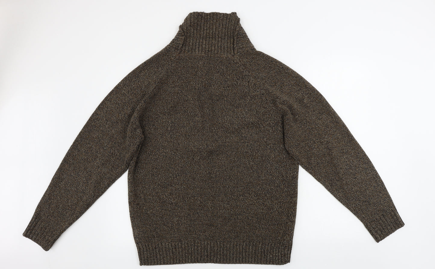 Marks and Spencer  Mens Brown   Henley Jumper Size L