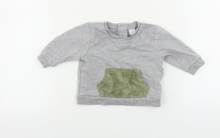 pl baby Baby Grey   Pullover Jumper Size 24 Months