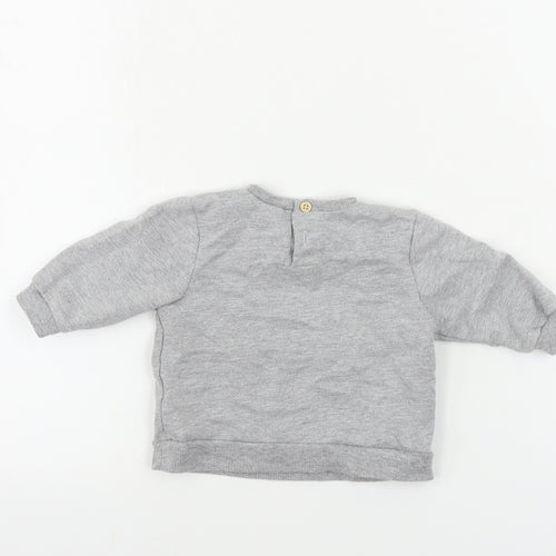 pl baby Baby Grey   Pullover Jumper Size 24 Months