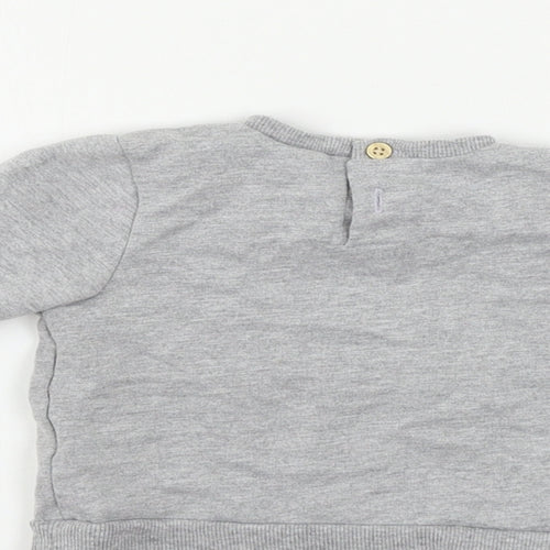 pl baby Baby Grey   Pullover Jumper Size 24 Months