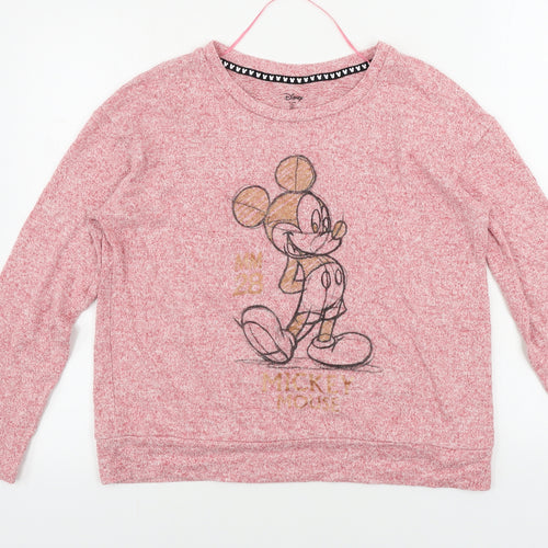 love to lounge  Womens Pink   Pullover Jumper Size M  - DISNEY