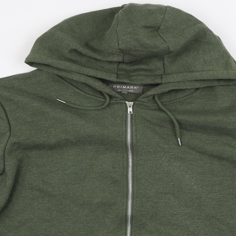 Primark  Mens Green   Full Zip Hoodie Size XL