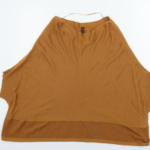 Bunoh Womens Brown   Pullover Jumper Size M