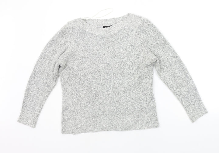 M&Co Womens Grey Pullover Jumper Size L