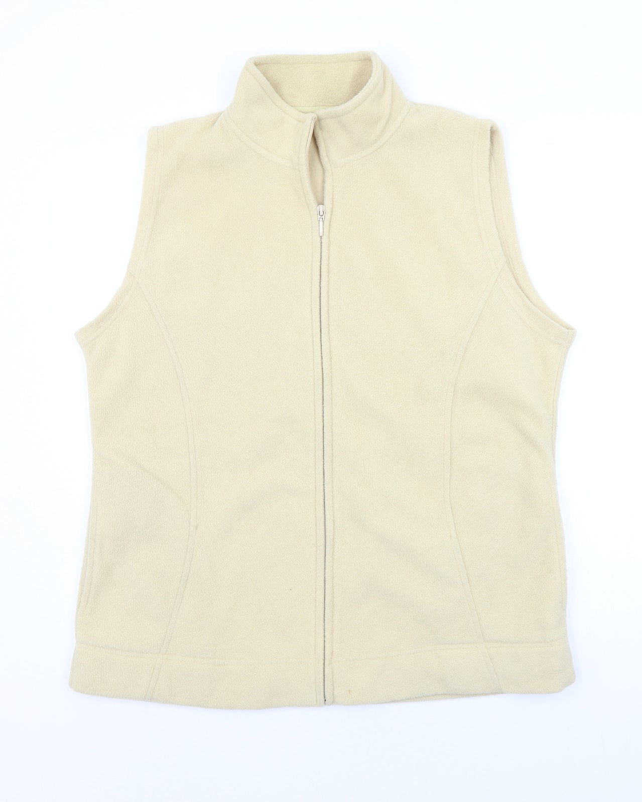 EWM Womens Beige   Gilet Coat Size L
