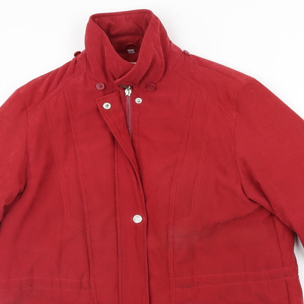 River Oak Womens Red   Jacket Coat Size 10