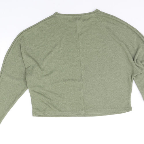 New Look Womens Green   Pullover Jumper Size M