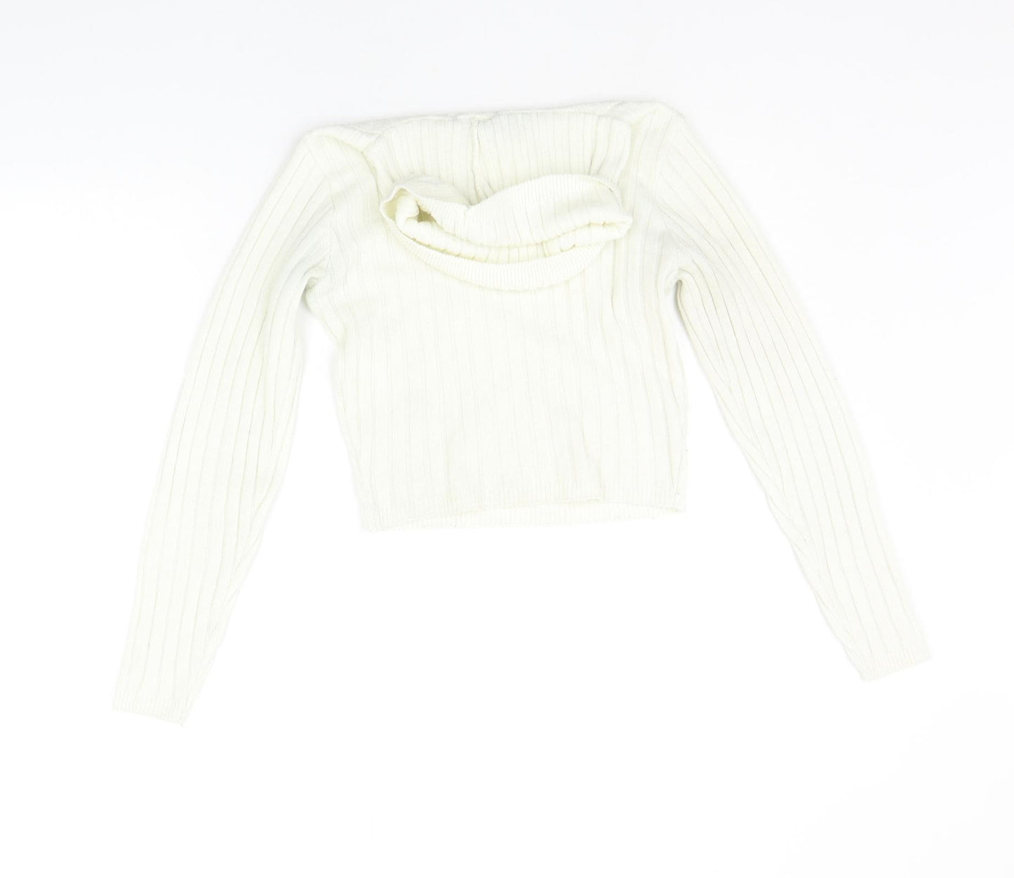 I SAW IT FIRST Womens Silver   Pullover Jumper Size 6
