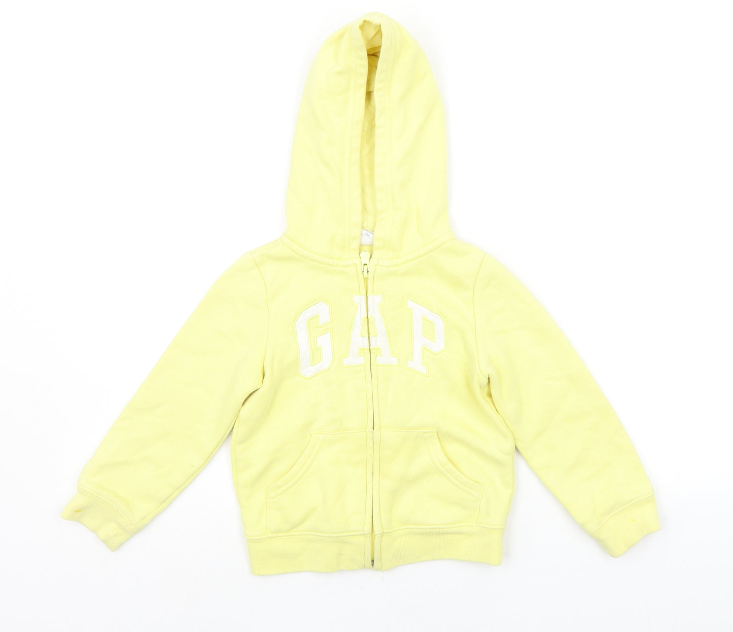 Gap  Girls Yellow   Full Zip Hoodie Size 4 Years