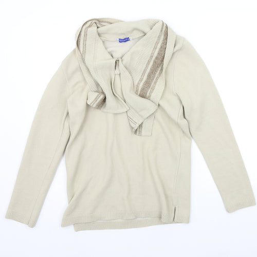 victoria eve Womens Beige   Pullover Jumper Size M