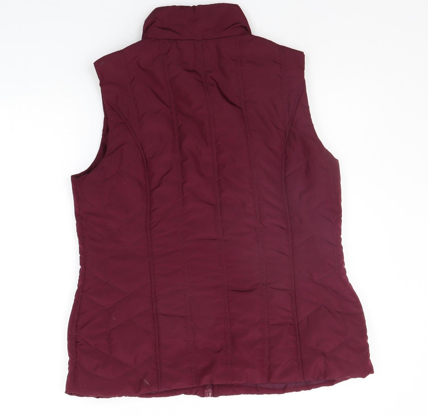 BHS Womens Purple   Gilet Coat Size 14