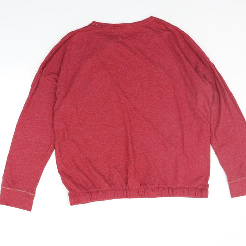 Marks and Spencer Womens Red   Pullover Jumper Size 16