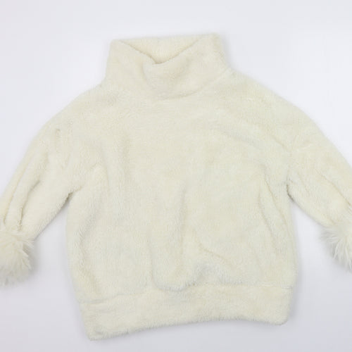 Matalan Womens White   Pullover Jumper Size S