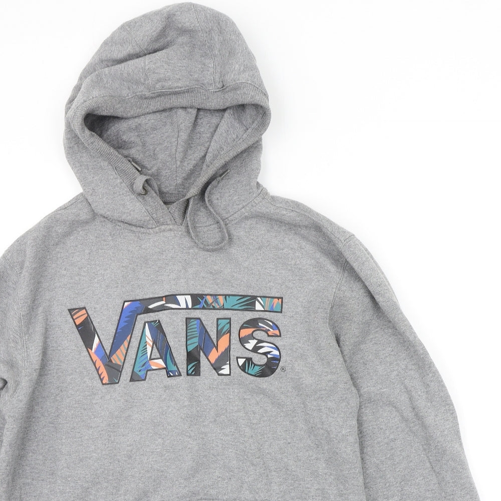 VANS Mens Grey   Pullover Hoodie Size M