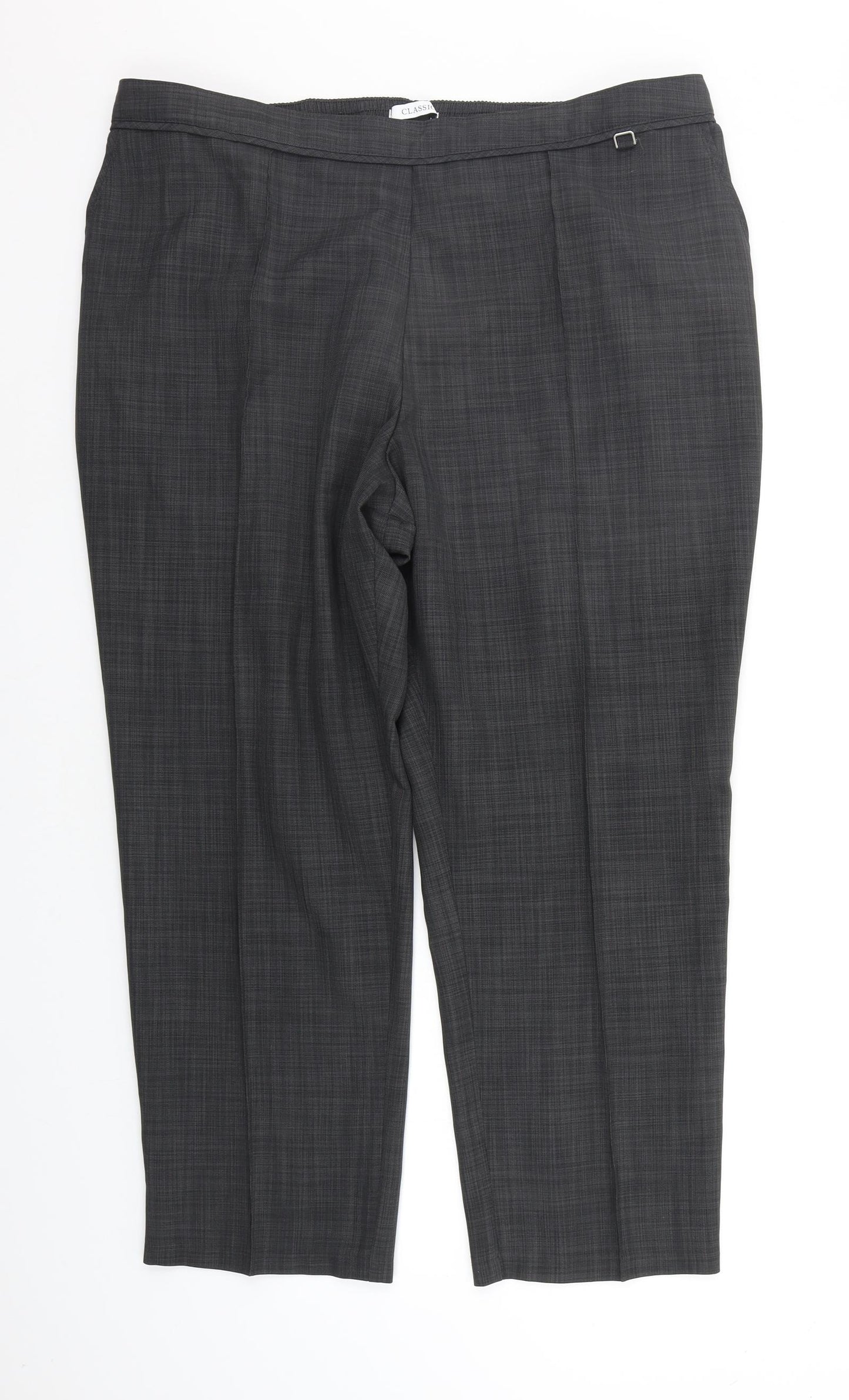 Marks and Spencer Womens Grey   Trousers  Size 20 L26 in