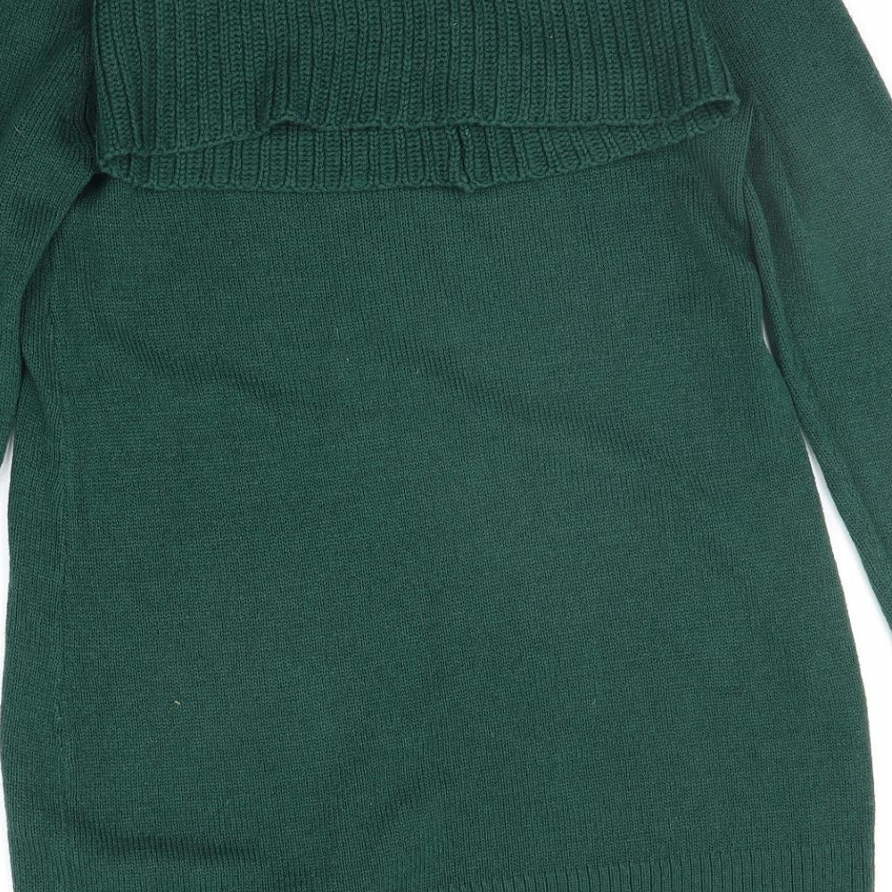 H&M Womens Green   Jumper Dress  Size S