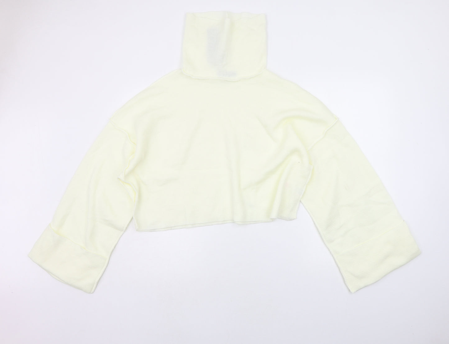 Nasty Gal Womens White   Pullover Jumper Size L