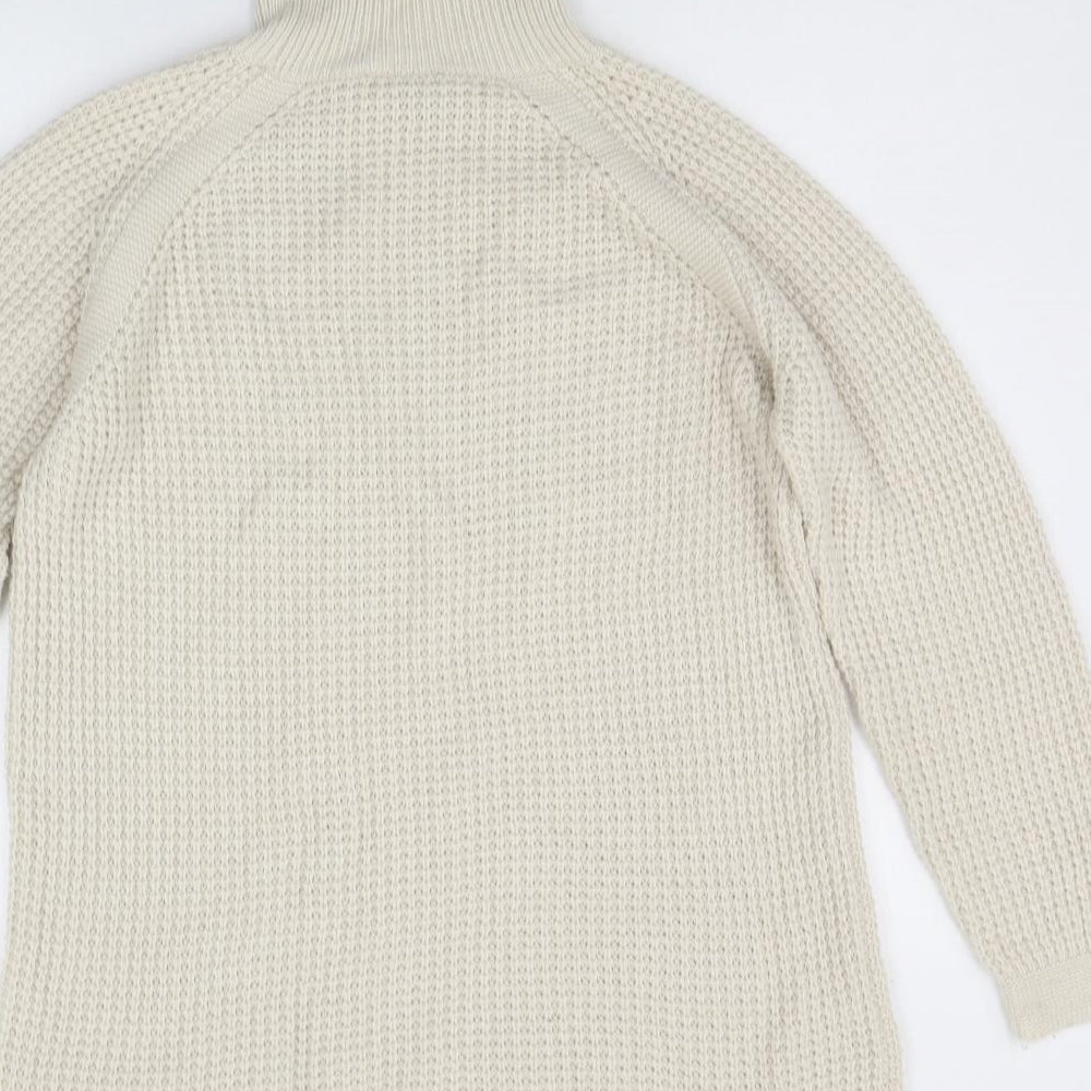 Marks and Spencer Womens Beige   Jumper Dress  Size 14
