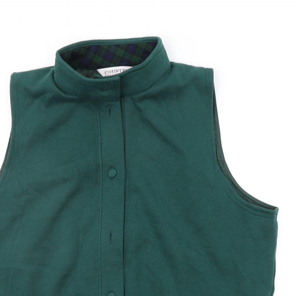 county casual Mens Green   Gilet Jacket Size L