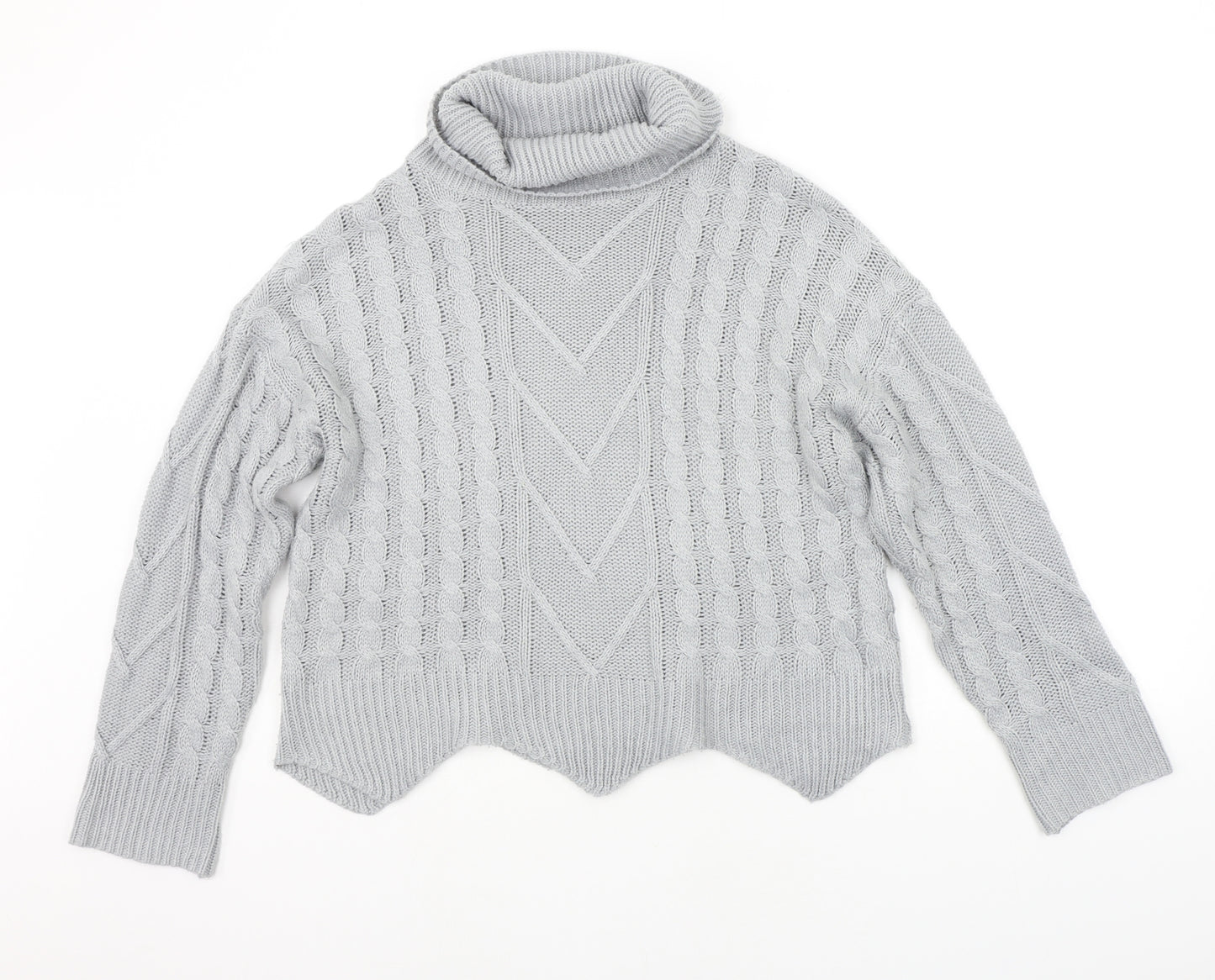 SheIn Womens Grey   Pullover Jumper Size L
