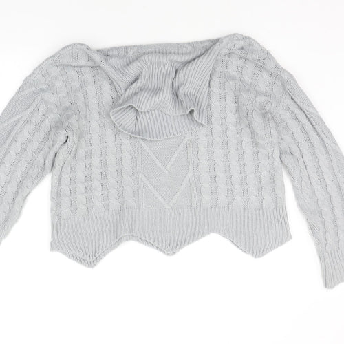 SheIn Womens Grey   Pullover Jumper Size L