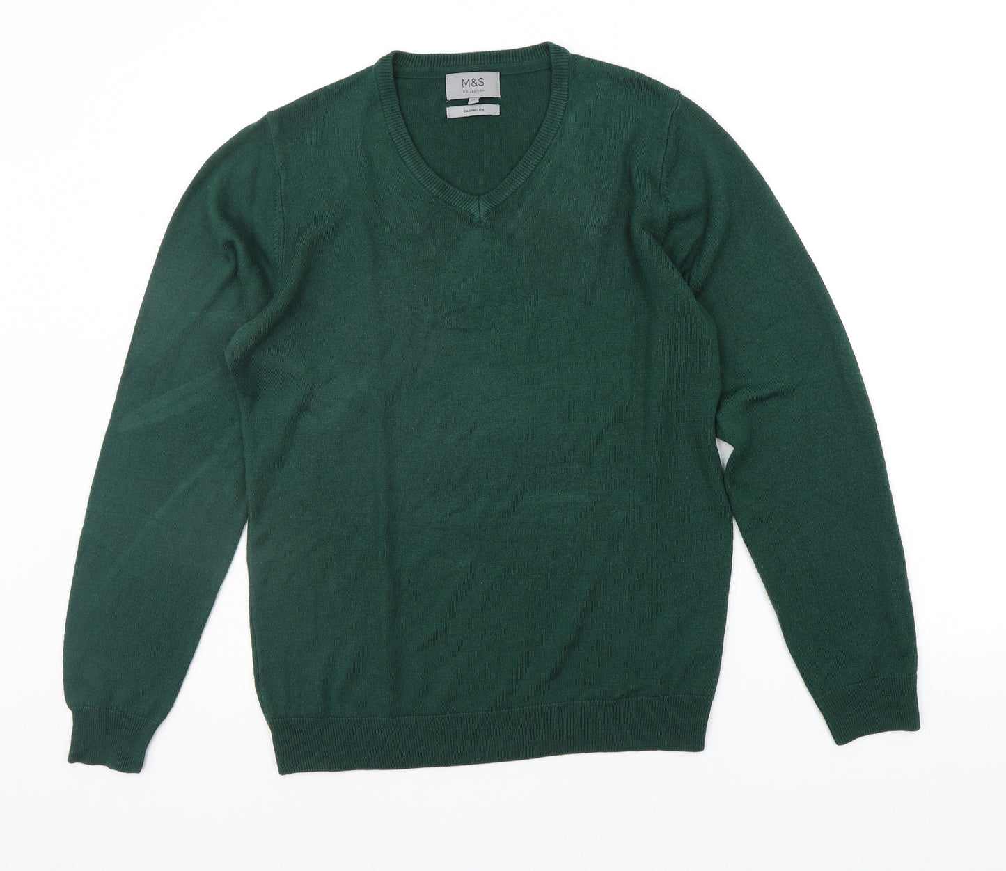 Marks and Spencer Mens Green   Pullover Jumper Size M