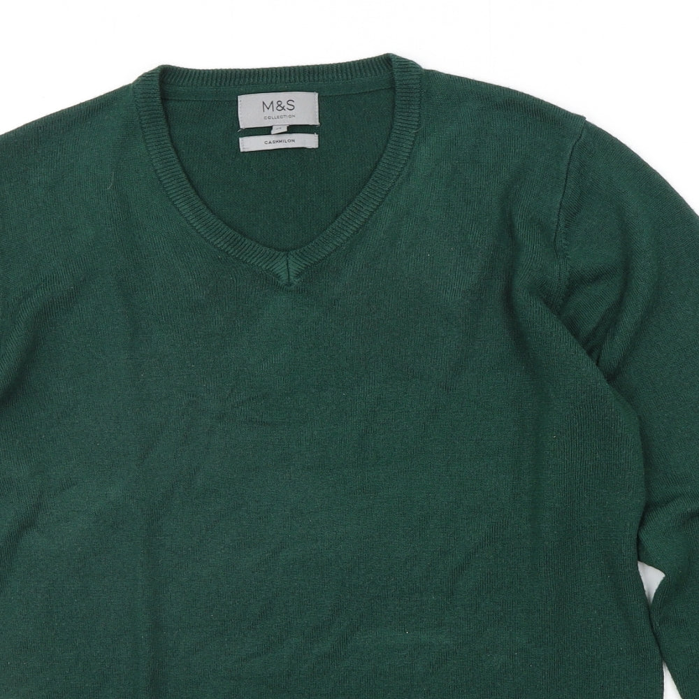 Marks and Spencer Mens Green   Pullover Jumper Size M