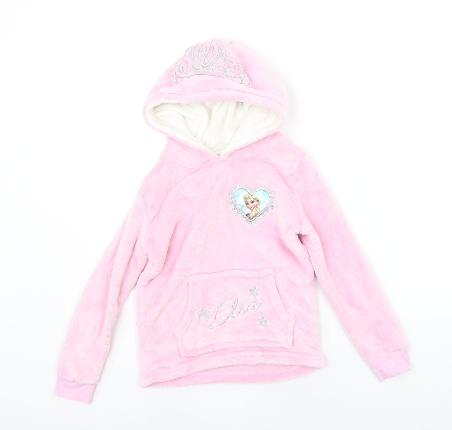 Matalan Girls Pink   Pullover Jumper Size 6-7 Years  - FROZEN
