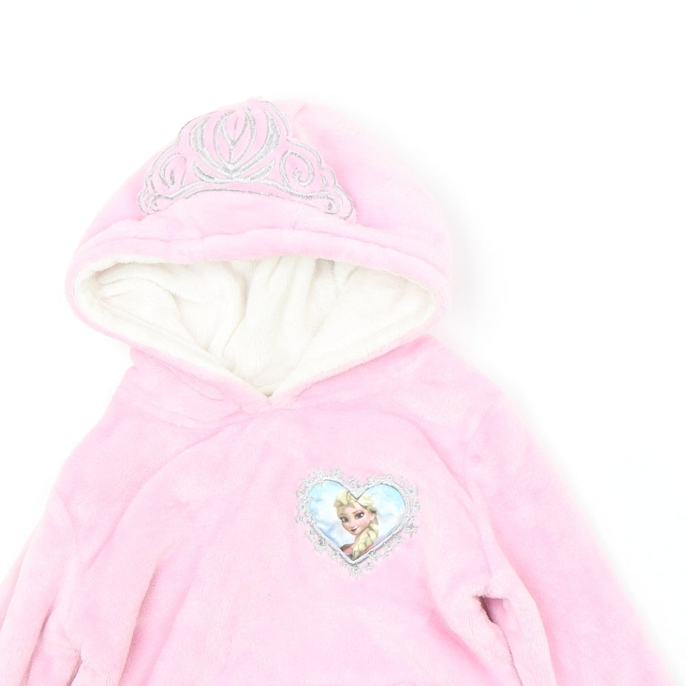Matalan Girls Pink   Pullover Jumper Size 6-7 Years  - FROZEN