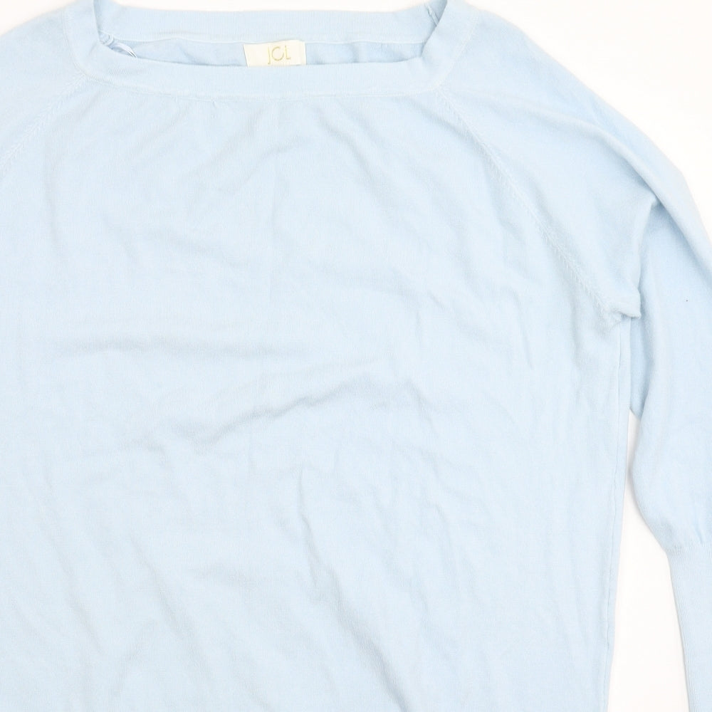 JCL Womens Blue  Knit Jumper Dress  Size L  - Oversized