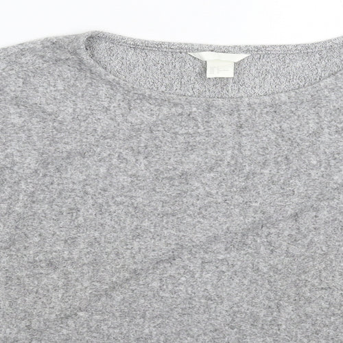 H&M Womens Grey  Knit Pullover Jumper Size L