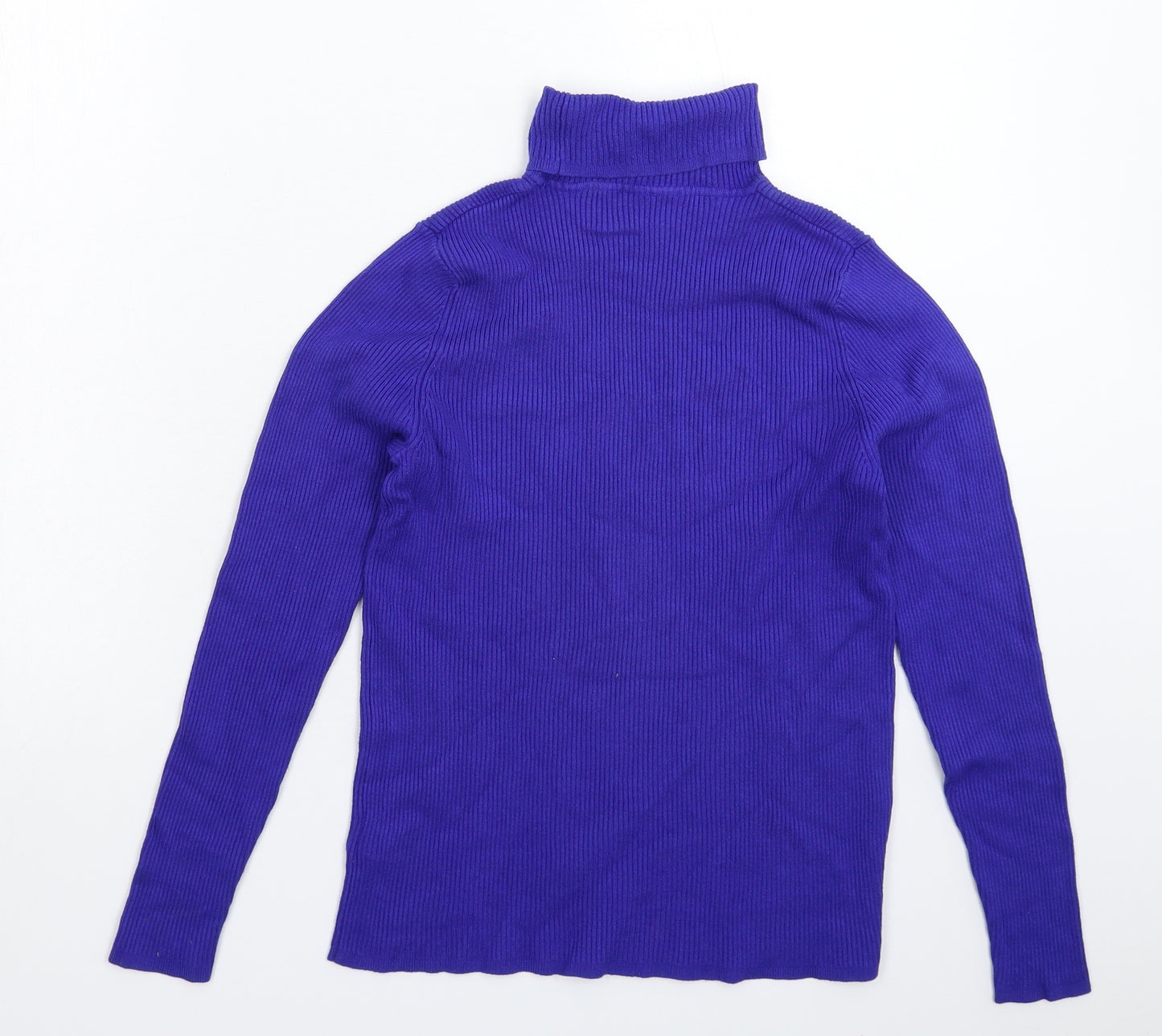 Marks and Spencer Womens Purple  Knit Pullover Jumper Size 14