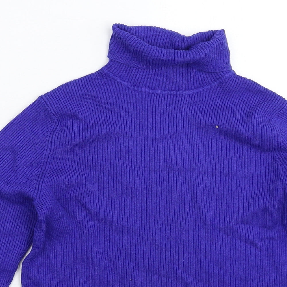 Marks and Spencer Womens Purple  Knit Pullover Jumper Size 14