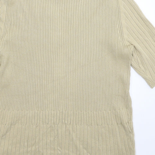 Creation Womens Grey  Knit Pullover Jumper Size 16