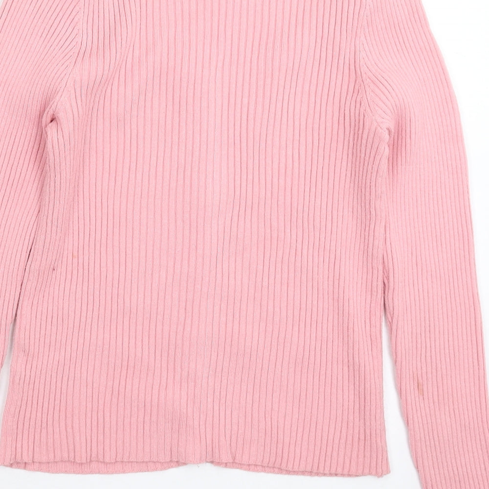 Primark Womens Pink  Knit Cardigan Jumper Size 14