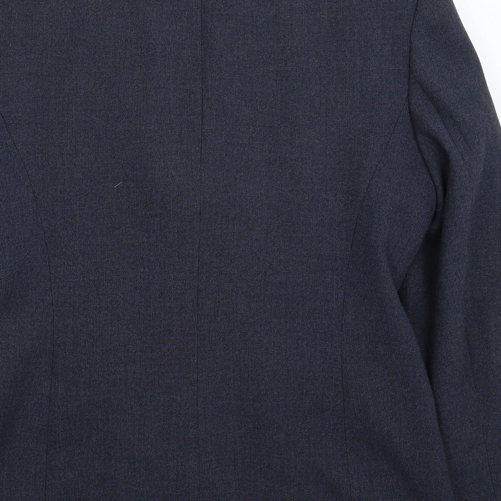 Ann Brooks Womens Blue   Jacket Suit Jacket Size 12