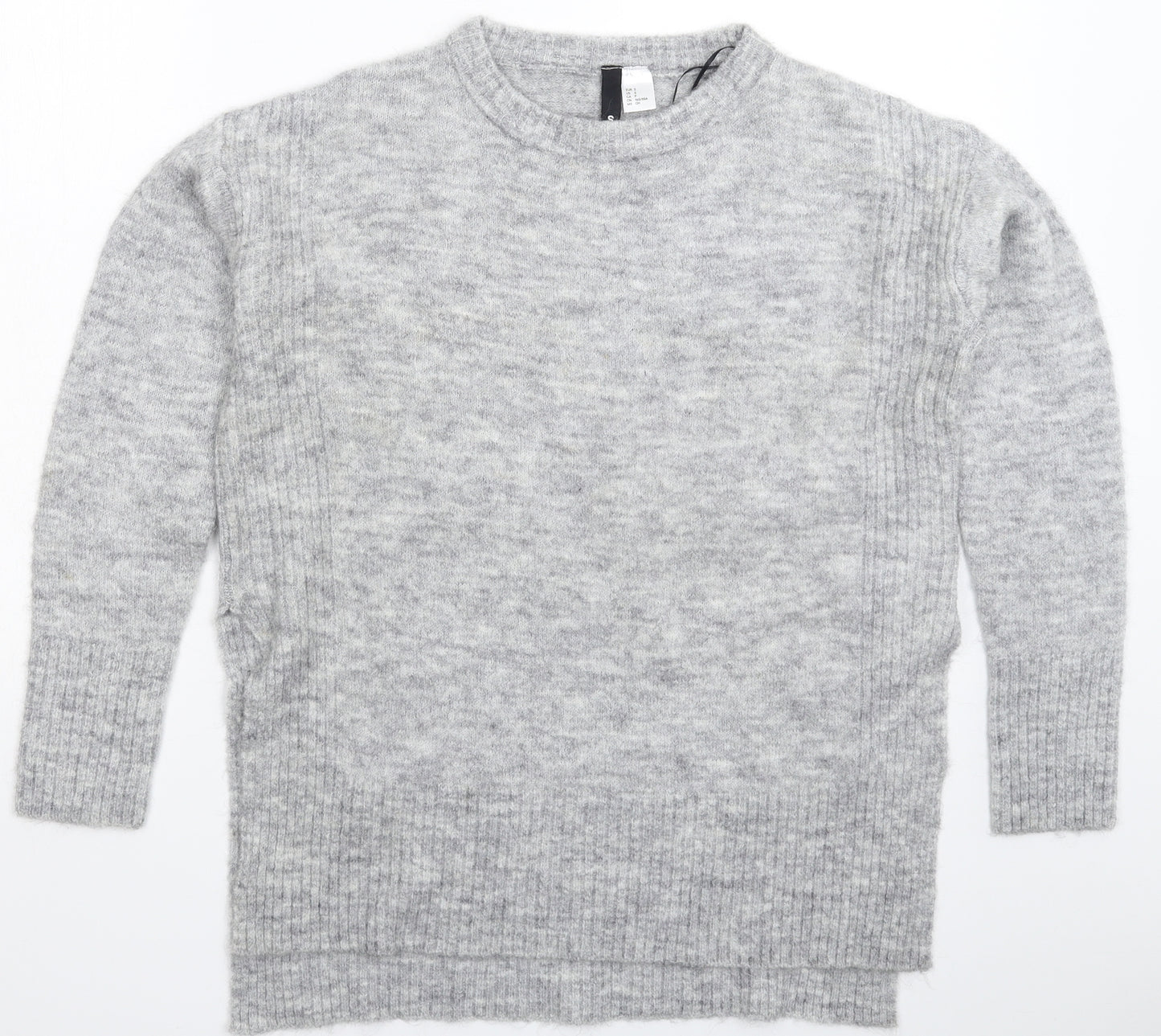 Divided Womens Grey  Knit Pullover Jumper Size S