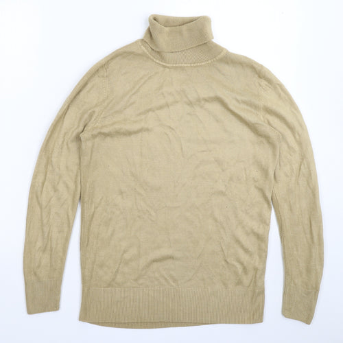 Preworn Womens Beige  Knit Pullover Jumper Size 10
