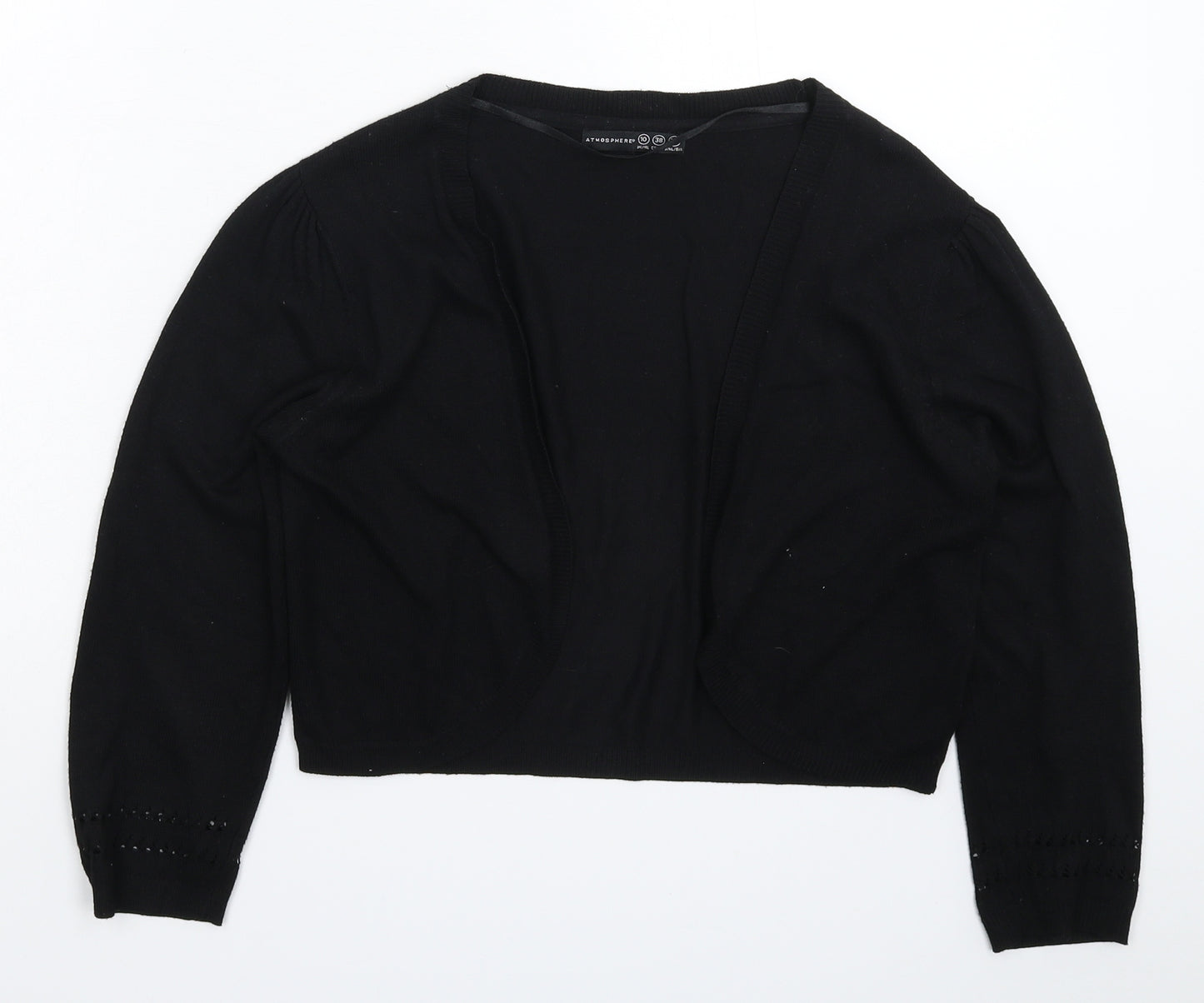 Atmosphere Womens Black  Knit Cardigan Jumper Size 10