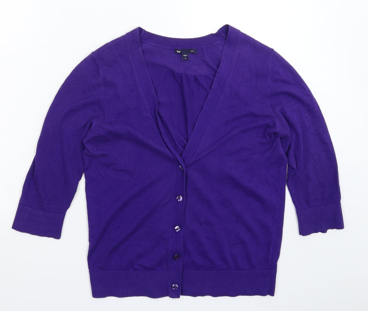 Gap Womens Purple  Knit Cardigan Jumper Size S