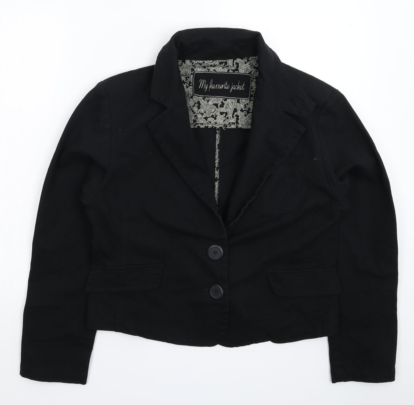 My Favourite Jacket Womens Black   Jacket Blazer Size L