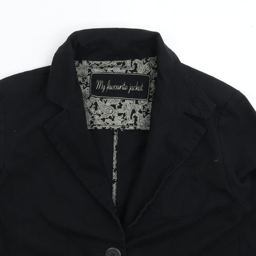 My Favourite Jacket Womens Black   Jacket Blazer Size L