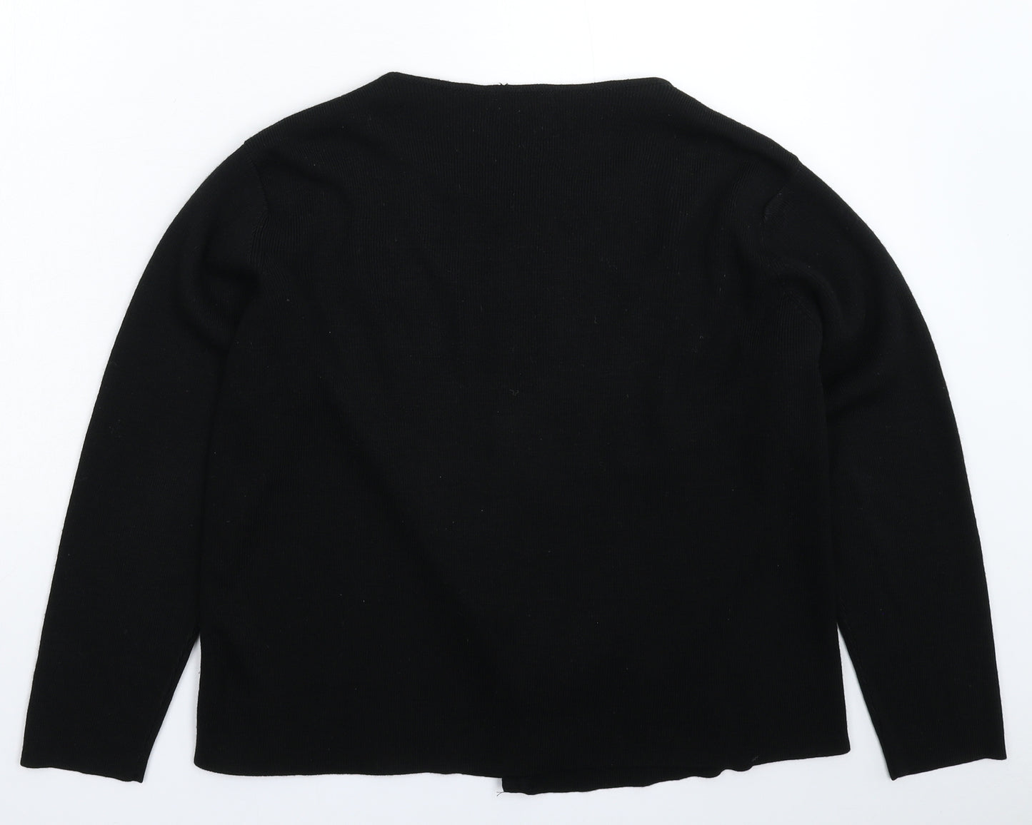 Berkertex Womens Black  Knit Cardigan Jumper Size 20