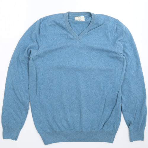 Marks and Spencer Mens Blue  Knit Pullover Jumper Size L