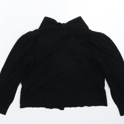 Wallis Womens Black  Knit Cardigan Jumper Size M