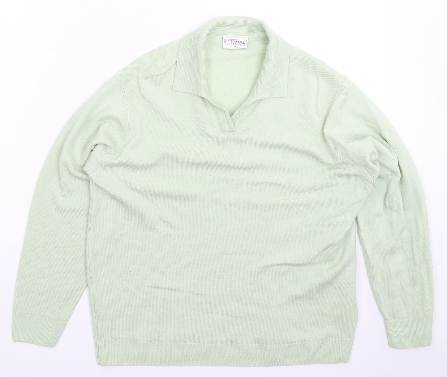 Cotswold Womens Green  Knit Pullover Jumper Size M